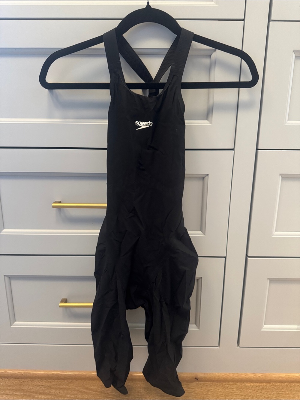 WOMEN'S FASTSKIN LZR VALOR 2.0 OPENBACK KNEESKIN BLACK Size 22 Swim Tech Suit